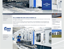 Tablet Screenshot of diskus-werke-ag.dvs-gruppe.com